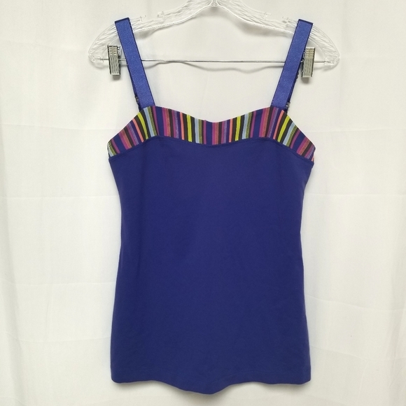 Lululemon Heart Tank Rainbow Band Stripes 8